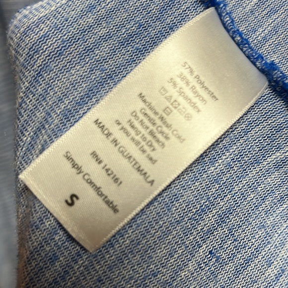 EUC Lularoe Blue with white stripe Sarah Small - Picture 4 of 4